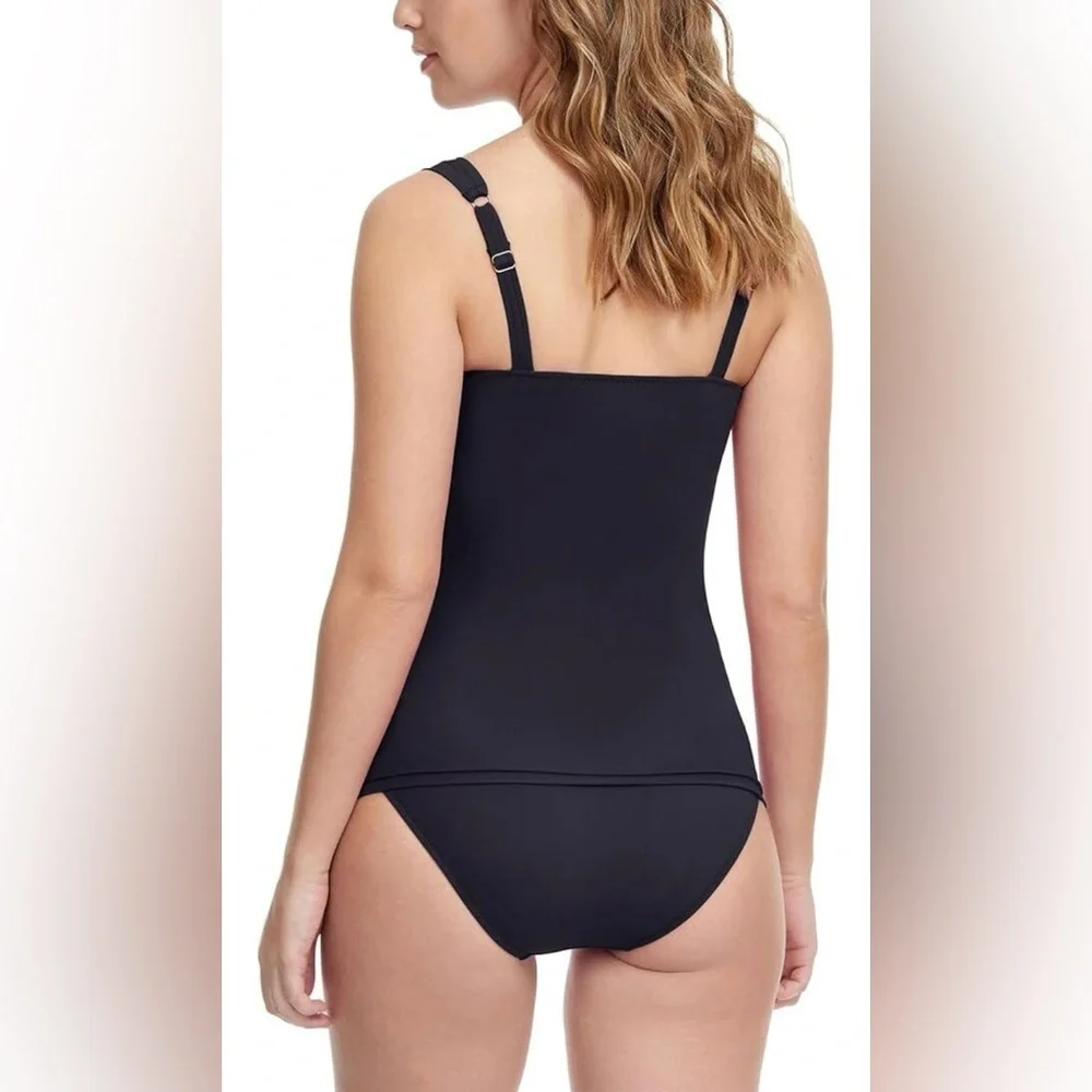 Profile by Gottex Women's Standard Sweetheart Cup Sized Tankini Top Swimsuit